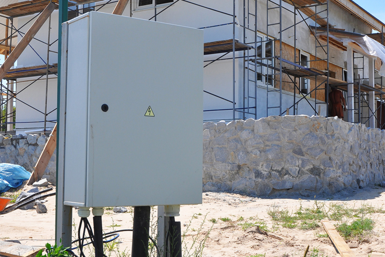 Baustrom bei Elektro Melk in Sinntal - Sterbfritz