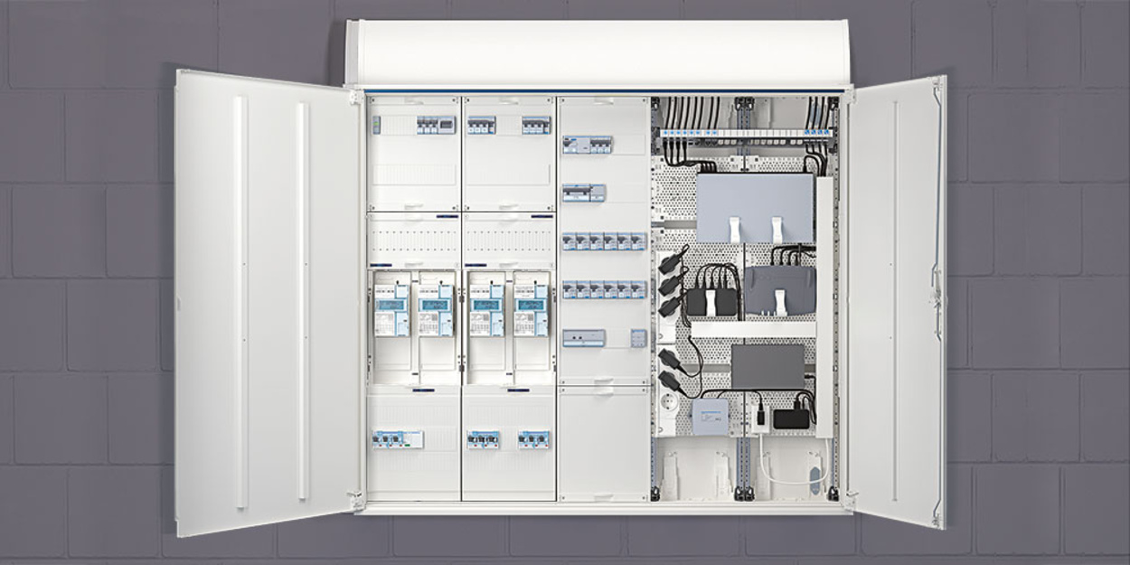Technikzentrale bei Elektro Melk in Sinntal - Sterbfritz