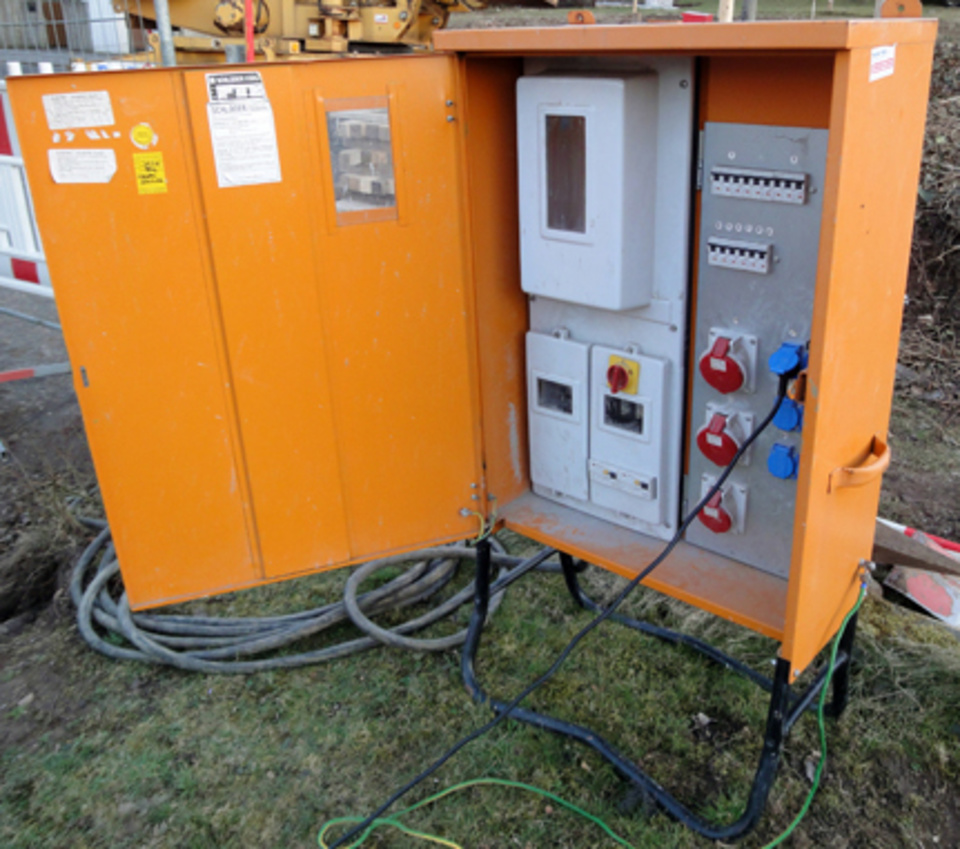 Baustromkasten bei Elektro Melk in Sinntal - Sterbfritz