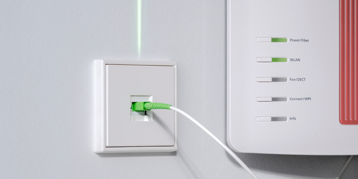 Die neuen Glasfaser-Anschlussdosen bei Elektro Melk in Sinntal - Sterbfritz