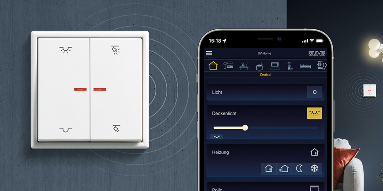 KNX RF Taster bei Elektro Melk in Sinntal - Sterbfritz